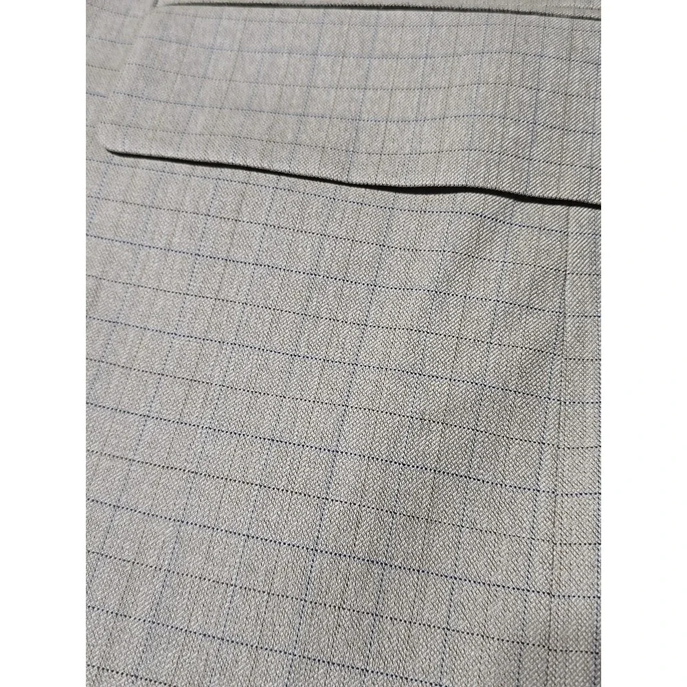 Nautica Tan Beige Plaid Men's WOOL SPORT COAT 42R blazer suit jacket